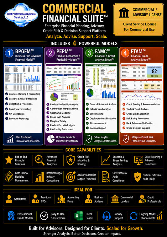 Commercial Financial Suite™ – Institutional Governance Architecture