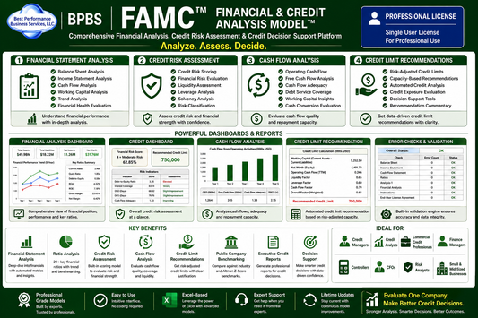Financial & Credit Analysis Model™ (FAMC) — Professional License (Internal Use)